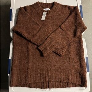 Old Navy Brown Crew Neck Sweater